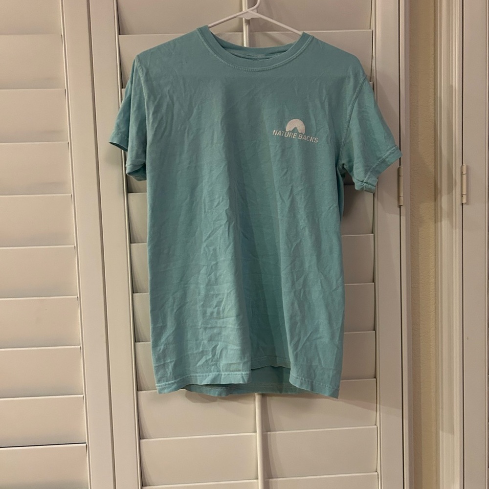 Comfort Colors Fitted Blue Short Sleeve Tee